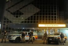 PM realiza treinamentos táticos contra explosões de caixas eletrônicos no Sul de Minas policiais em treinamento em Varginha