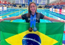 Atleta de Varginha, Addilla Caroline, brilha no Mundial de Natação Master com duas medalhas Addilla Caroline, representante de Varginha, brilhou no Campeonato Mundial de Natação Master 2025 com duas medalhas e redução em todos os tempos individuais