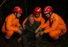 Vídeo: Bombeiros resgatam idoso em mata fechada durante a noite em Varginha Bombeiros resgatam idoso em mata fechada durante a noite em Varginha
