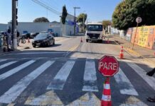 Trânsito muda na rua do novo Velório Municipal de Varginha para ampliar segurança e estacionamento