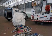 Cemig retira centenas de objetos presos à rede elétrica em preparação para o período chuvoso Cemig retira centenas de objetos presos à rede elétrica em preparação para o período chuvoso
