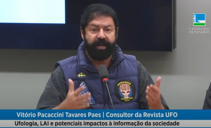 Paradeiro do corpo do ET de Varginha vira debate no Congresso Nacional. Vitório Pacaccini, consultor da revista UFO