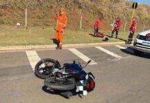 Acidente com motociclista em Varginha próximo ao Porto Seco termina em morte acidente moto