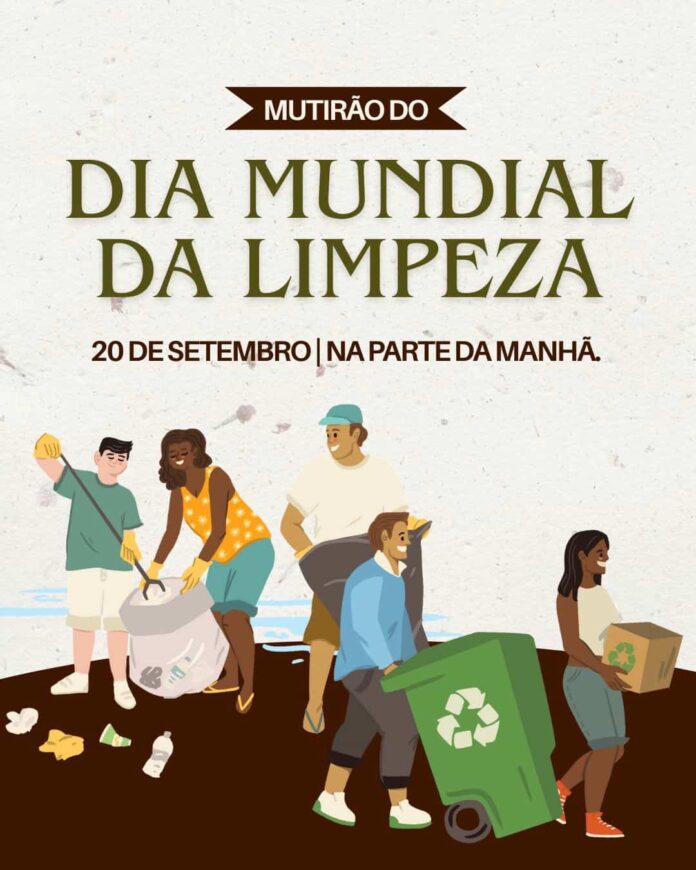 Dia Mundial da Limpeza terá mutirão no bairro Boa Vista em Varginha