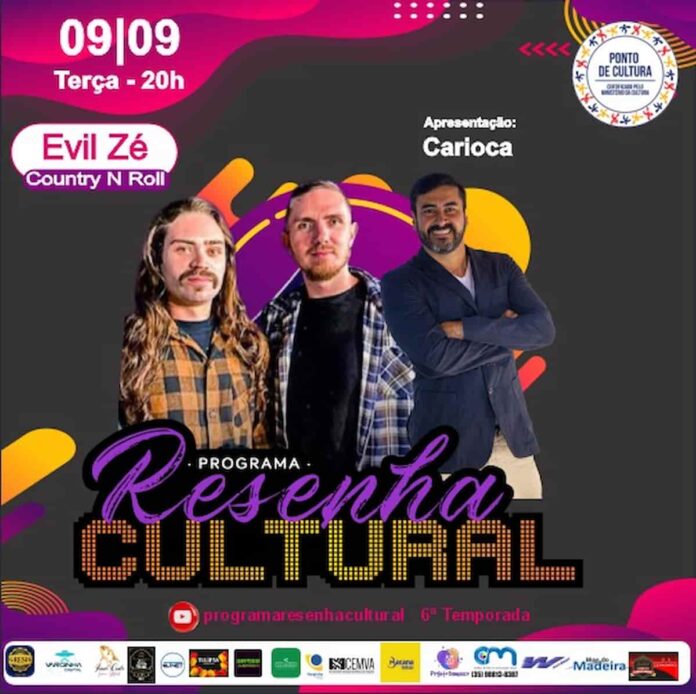 resenha-cultural-evil-ze Evil Zé leva o Country N’ Roll ao Programa Resenha Cultural