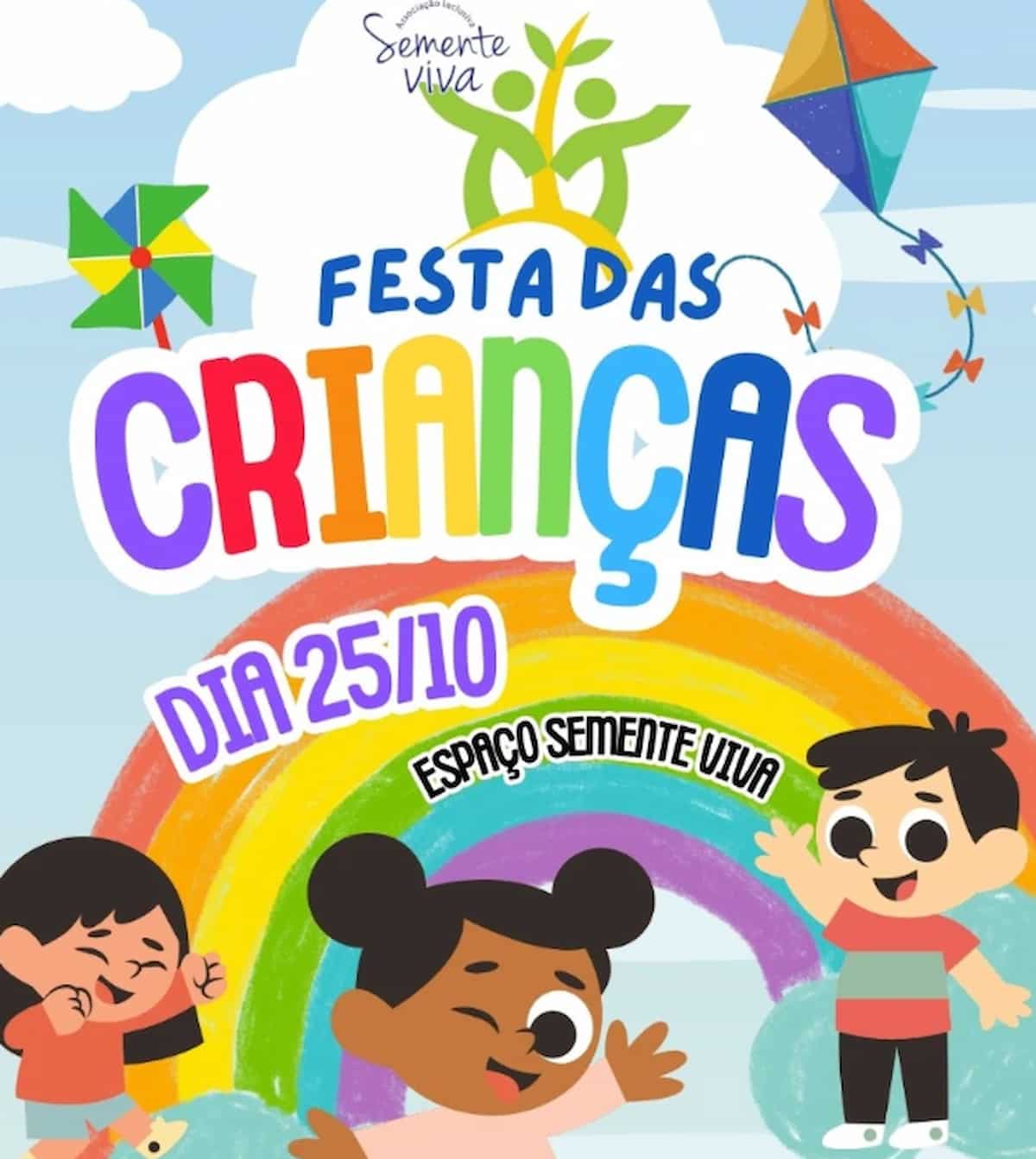 Associação Semente Viva realiza campanha para o Dia das Crianças, veja como colaborar
