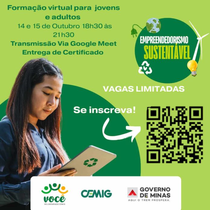 Cemig oferece curso gratuito sobre empreendedorismo sustentável com certificado Cemig oferece curso gratuito sobre empreendedorismo sustentável com certificado