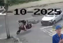Jovem morre em acidente entre carro e moto no Parque Rinaldi, em Varginha Acidente-moto-carro