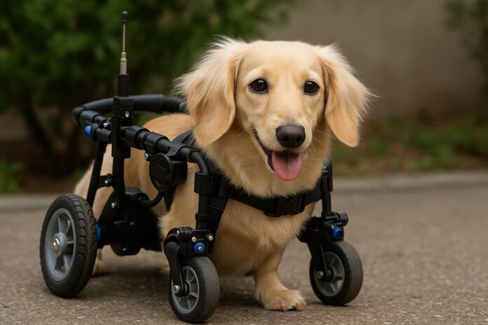 cadeira-de-rodas-pet Pesquisador varginhense desenvolve cadeira de rodas inteligente para animais de pequeno porte