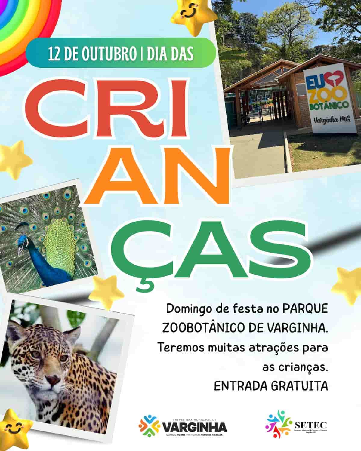 Zoológico de Varginha celebra o Dia das Crianças com programação especial e entrada gratuita