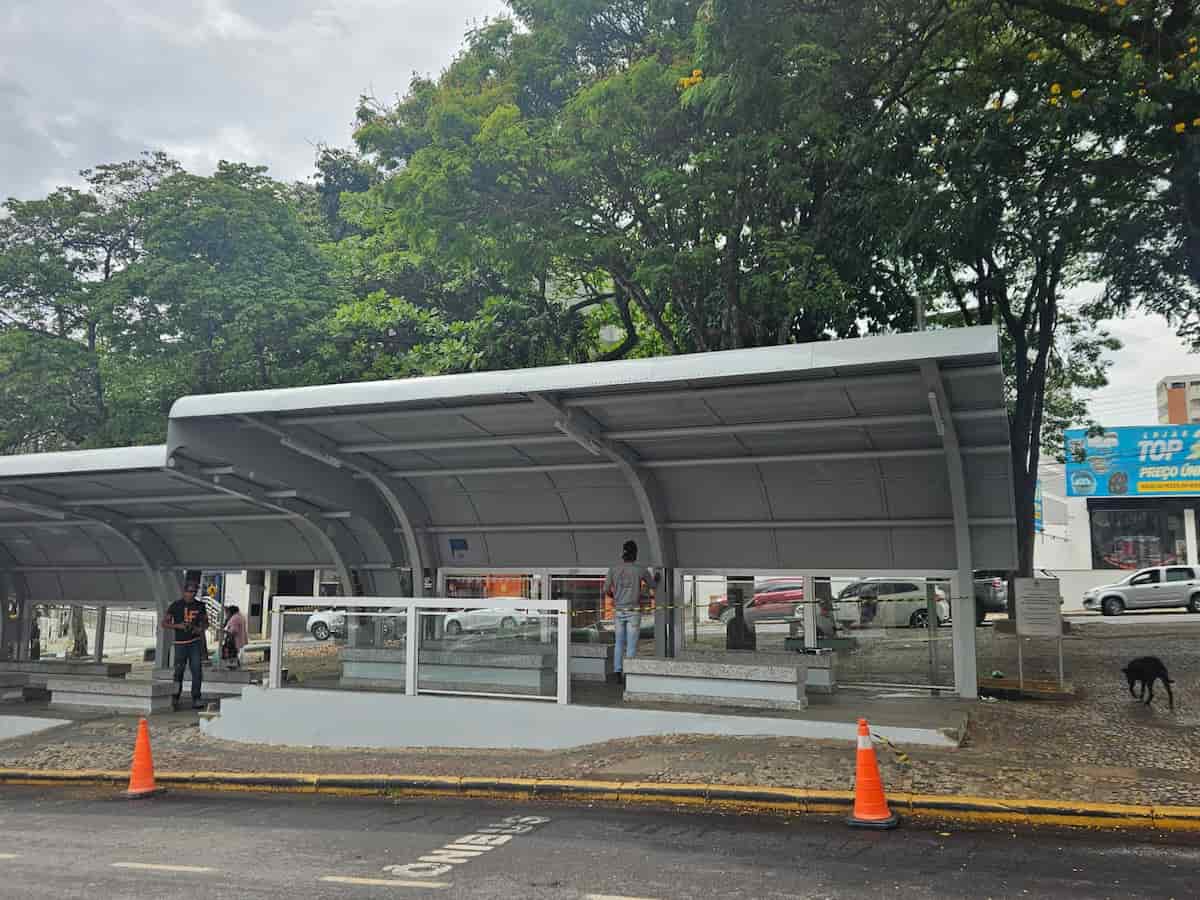 Ponto Central de Ônibus ganha câmeras e tem reforma concluída nesta sexta