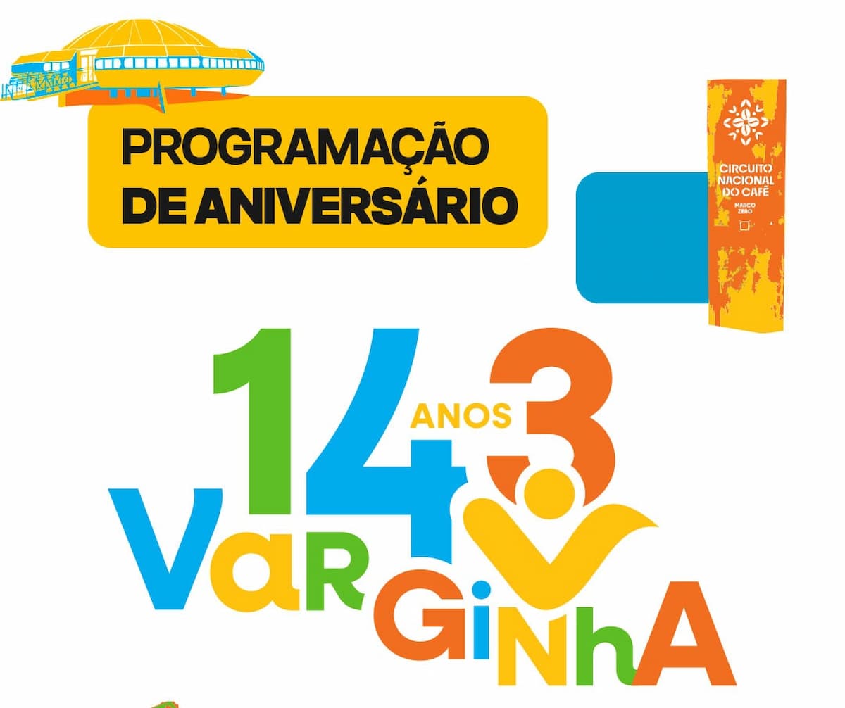 Varginha completa 143 anos com programação cheia de atrações nesta terça, 7 de outubro
