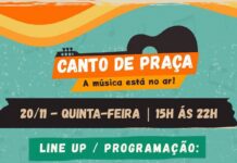 Canto de Praça leva música e cultura em comemoração ao Dia da Consciência Negra em Varginha Evento Canto de Praça acontece em 20 de novembro na Estação Ferroviária de Varginha, com shows, atrações culturais e programação gratuita.