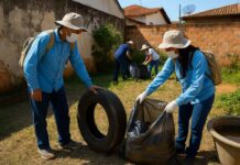 Bairro Pinheiros recebe ação especial de combate à dengue nesta quinta-feira, 6 de novembro Prefeitura de Varginha realiza ação especial no Bairro Pinheiros para eliminar focos do Aedes aegypti e reforçar o combate à dengue nesta quinta, 6/11.