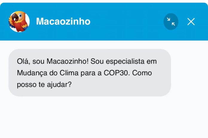 macaozinho Chatbot usado na COP30 foi desenvolvido em parceria com CEFET-MG