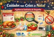 Cuidados com alimentos nas ceias de Natal e Ano Novo: Vigilância Sanitária orienta moradores de Varginha Cuidados com alimentos nas ceias de Natal e Ano Novo Vigilância Sanitária orienta moradores de Varginha