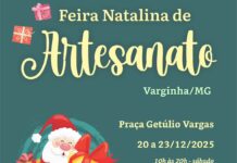 Feira Natalina de Artesanato segue na Praça Getúlio Vargas até terça-feira (23) Feira Natalina de Artesanato movimenta a Praça Getúlio Vargas em Varginha