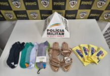 PM prende suspeito de furtos em estabelecimentos comerciais no Centro de Varginha homem furtos centro