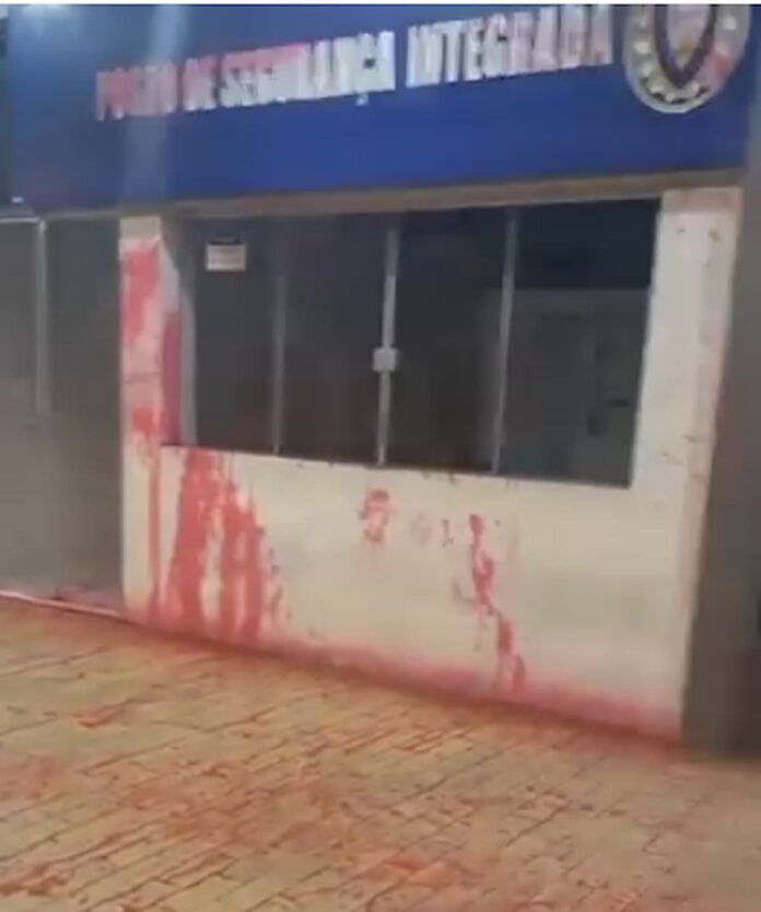 posto-seguranca-guarda-muncipal Ato de vandalismo