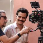Wagner Moura e Câmera no set de filmagem em O Agente Secreto, filme recebeu 4 indicações ao Oscar 2026