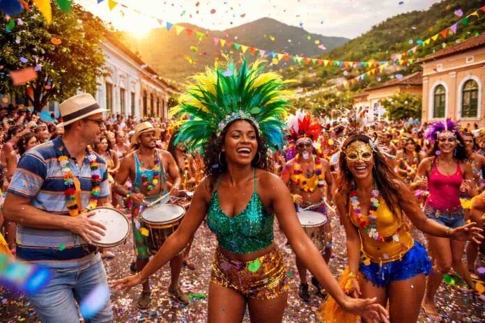 Confira a programação do carnaval 2026 no Sul de Minas, com blocos de rua, shows, matinês e festas em diversas cidades da região.