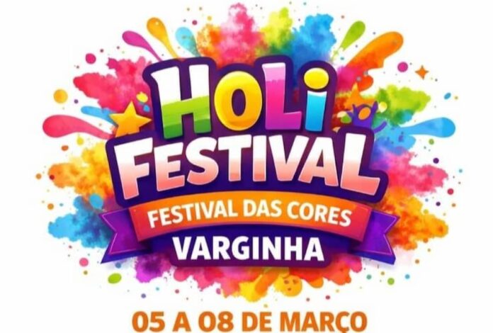 1 HOLI FESTIVAL DAS CORES DE VARGINHA 1º Holi Festival das Cores em Varginha