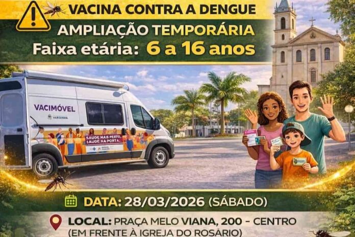 Dia D contra arboviroses acontece neste sábado na Praça Melo Viana, com diversas atividades gratuitas Dia D contra arboviroses acontece neste sábado na Praça Melo Viana, com diversas atividades gratuitas