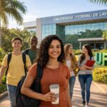 Estudantes na UFLA