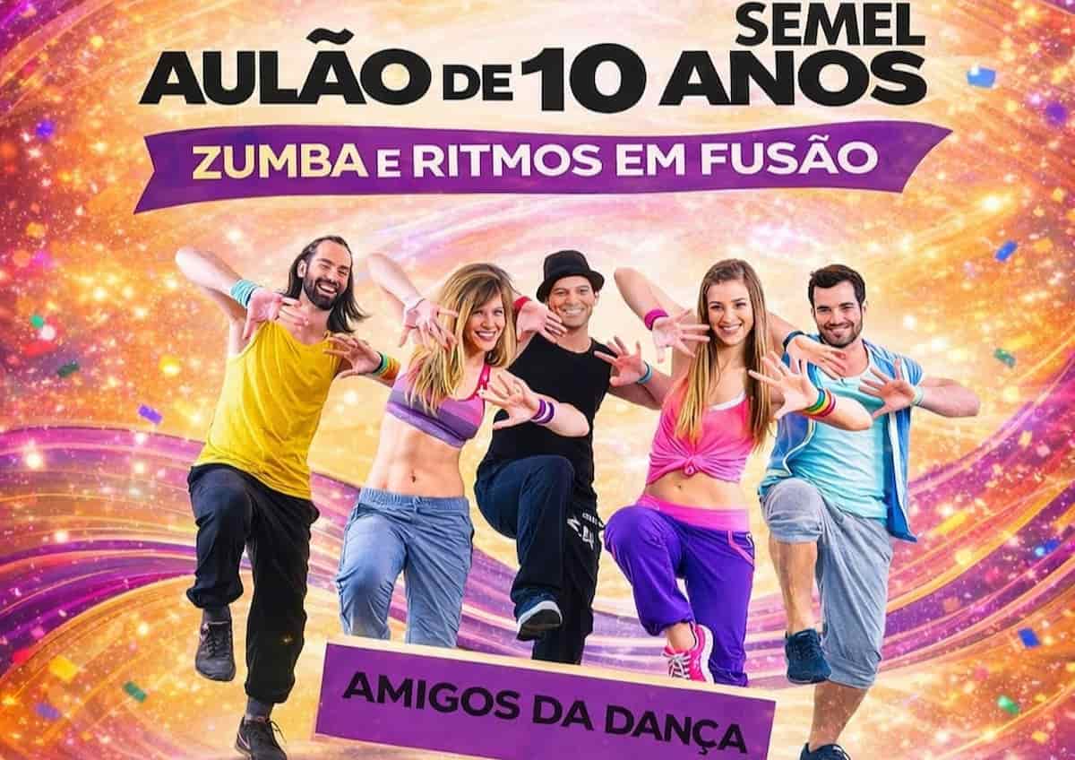 Aulão de Zumba e Ritmos celebra 10 anos com evento especial no shopping