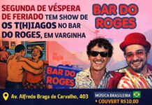 Véspera de feriado tem show de Os T(H)iagos no Bar do Roges Véspera de feriado tem show de Os T(H)iagos no Bar do Roges