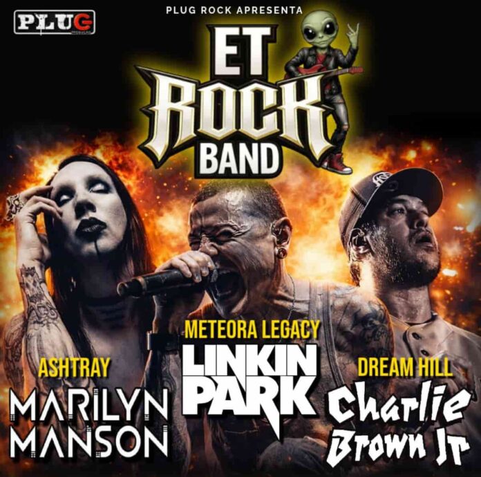 ET-ROCK-BAND-VARGINHA ET Rock Band em Varginha traz tributos a Linkin Park, Marilyn Manson e Charlie Brown Jr.