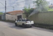 Prefeitura intensifica combate à dengue com mutirão, fumacê e limpeza de imóveis em Varginha Carro Fumacê Varginhs