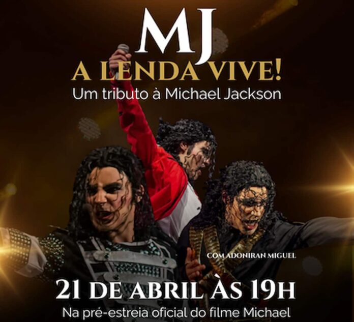 michael-pre-estreia Tributo a Michael Jackson marca pré-estreia do filme "Michael" no shopping em Varginha