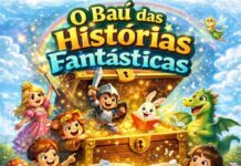 Varginha recebe evento infantil em comemoração ao Dia do Livro Cartaz O baú de histórias fantásticas