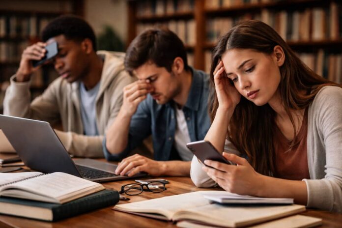 uso-celulares-telas Uso excessivo de telas afeta saúde mental, causa dores e prejudica aprendizado