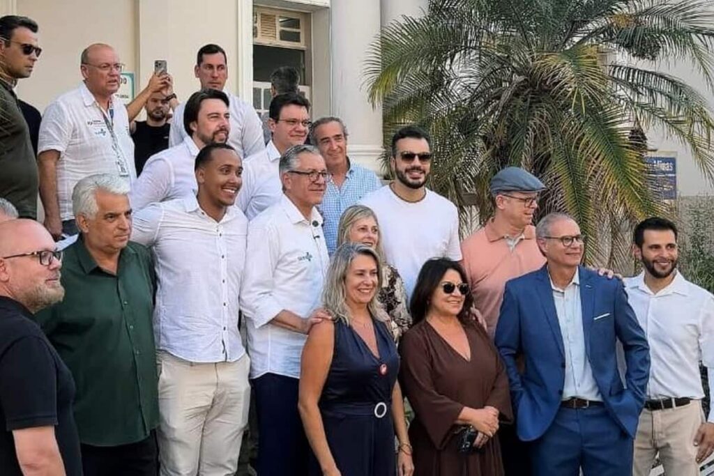 Visita do ministro da saúde em Varginha