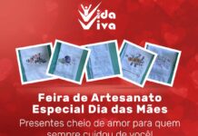 Vida Viva promove feira de artesanato especial de Dia das Mães com renda revertida a pacientes com câncer Feira de Artesanato do Dia das Mães da Vida Viva
