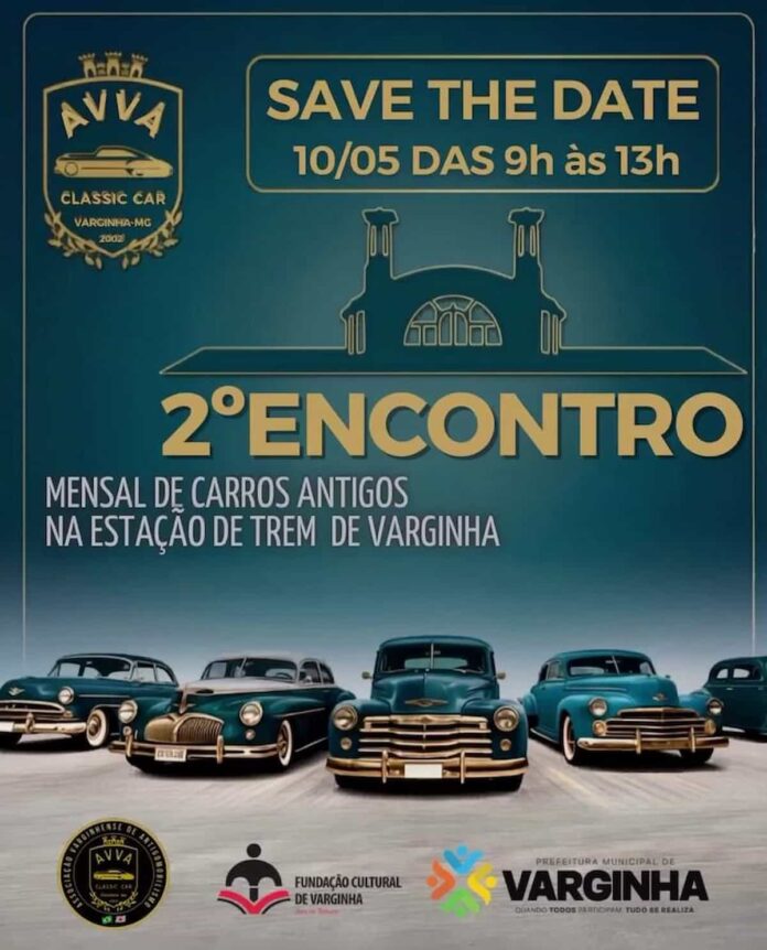 encontro carros antigos 2 varginha 2º Encontro de Carros Antigos movimenta a Estação Ferroviária de Varginha neste domingo