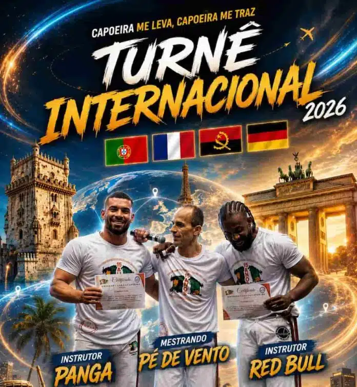Casa da Capoeira de Varginha leva atletas para turnê internacional por quatro países em 2026 Casa da Capoeira de Varginha leva atletas para turnê internacional por quatro países em 2026