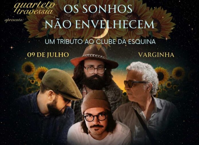 Quarteto Travessia retorna a Varginha com espetáculo em homenagem ao Clube da Esquina Quarteto Travessia retorna a Varginha com espetáculo em homenagem ao Clube da Esquina