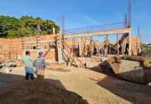 Nova UBS do Jardim Áurea avança em Varginha e ampliará atendimento à população construção Nova UBS do Jardim Áurea