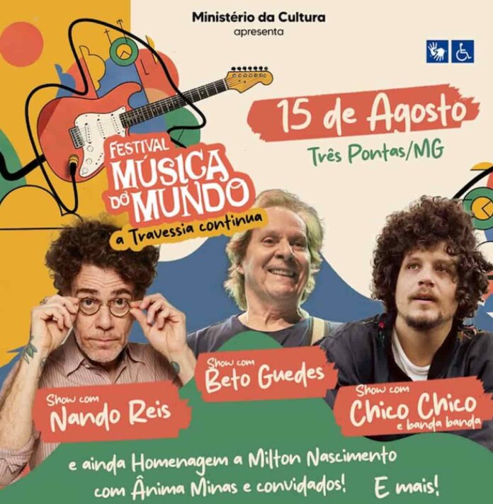 festival-musica-do-mundo-2026-tres-pontas Festival Música do Mundo 2026 confirma Nando Reis, Beto Guedes e Chico Chico em Três Pontas