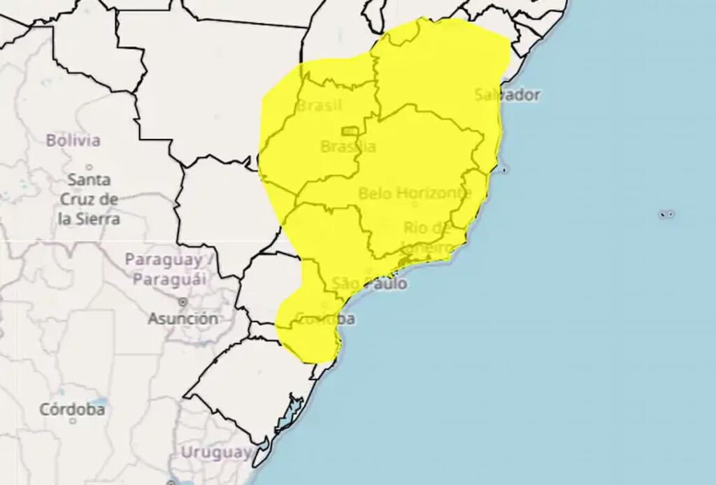 Mapa Inmet