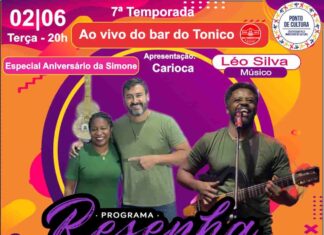 Resenha Cultural recebe Léo Silva e comemora aniversário da diretora Simone Souza nesta terça-feira em Varginha