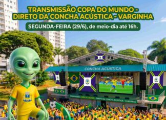 Telão copa do mundo