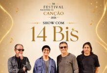 14 Bis faz show gratuito no Festival Nacional da Canção em São Thomé das Letras neste sábado 14 Bis se apresenta gratuitamente no Festival Nacional da Canção (FENAC 2026), em São Thomé das Letras