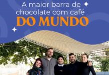 Varginha terá maior barra de chocolate com café do mundo em formato de ET neste fim de semana Festival no centro de Varginha promete produzir a maior barra de chocolate do mundo