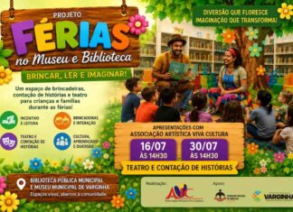 Férias em Varginha terão teatro e contação de histórias gratuitos para crianças Biblioteca e Museu de Varginha promovem teatro e contação de histórias gratuitos nas férias escolares