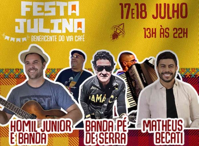 festa julina shopping Via Café Shopping promove Festa Julina Beneficente em Varginha