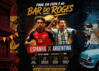 Espanha x Argentina: Bar do Roges transmite a grande final da Copa do Mundo 2026 neste domingo em Varginha Final copa do mundo 2026 bar do roges varginha